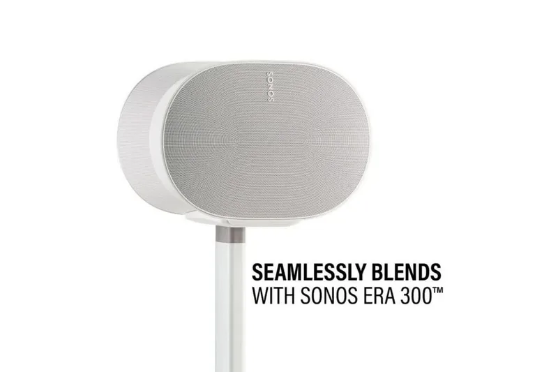 Gulvstativ Sanus for Sonos ERA 300 2 Deler - Hvit - Møbler - Mediamøbel & tv møbel - Mediestativ & veggfeste