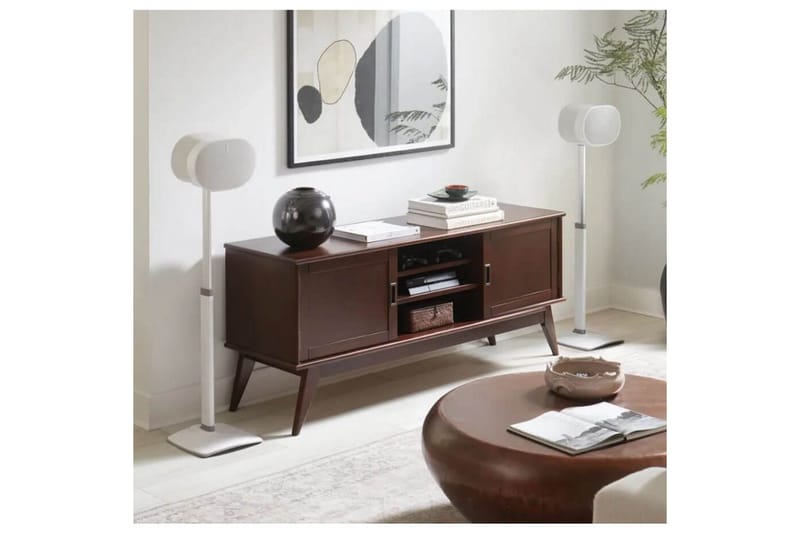 Gulvstativ Sanus for Sonos ERA 300 2 Deler - Hvit - Møbler - Mediamøbel & tv møbel - Mediestativ & veggfeste