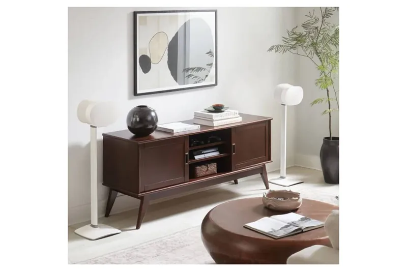 Gulvstativ Sanus for Sonos ERA 300 2 Deler - Hvit - Møbler - Mediamøbel & tv møbel - Mediestativ & veggfeste