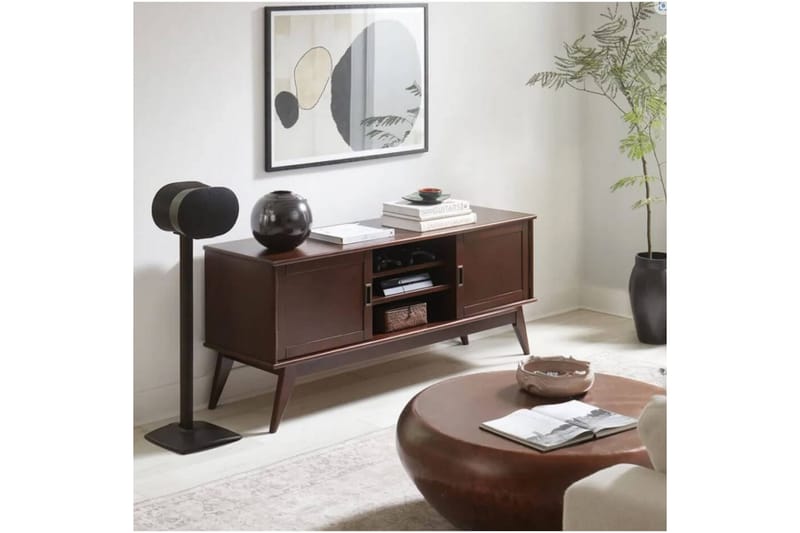 Gulvstativ Sanus for Sonos ERA 300 2 deler Svart, Fast stativ - Svart, Fast stativ - Møbler - Mediamøbel & tv møbel - Mediestativ & veggfeste