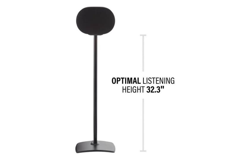 Gulvstativ Sanus for Sonos ERA 300 2 deler Svart, Fast stativ - Svart, Fast stativ - Møbler - Mediamøbel & tv møbel - Mediestativ & veggfeste