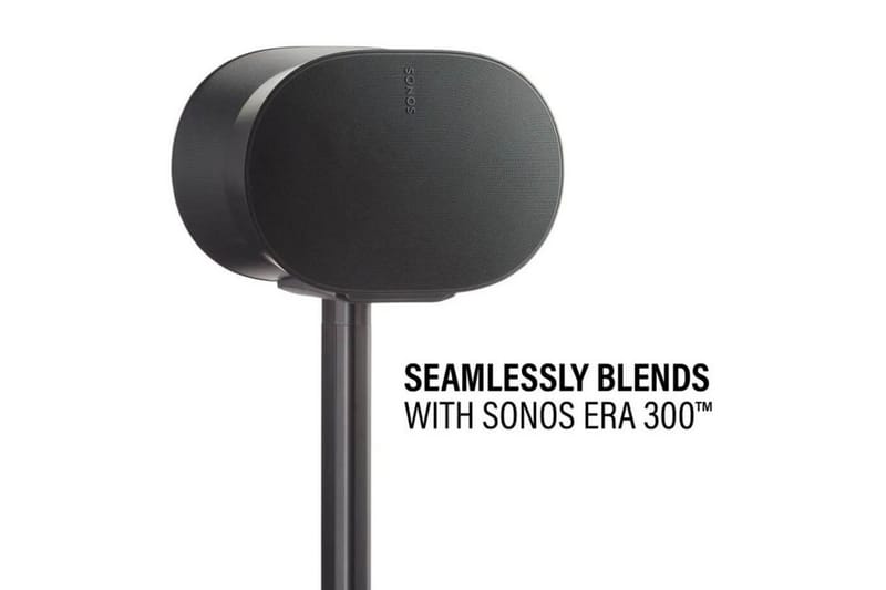Gulvstativ Sanus for Sonos ERA 300 2 deler Svart, Fast stativ - Svart, Fast stativ - Møbler - Mediamøbel & tv møbel - Mediestativ & veggfeste