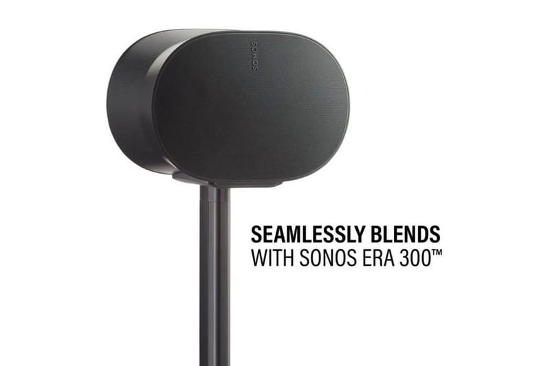 Gulvstativ Sanus for Sonos ERA 300 2 Deler - Svart - Møbler - Mediamøbel & tv møbel - Mediestativ & veggfeste