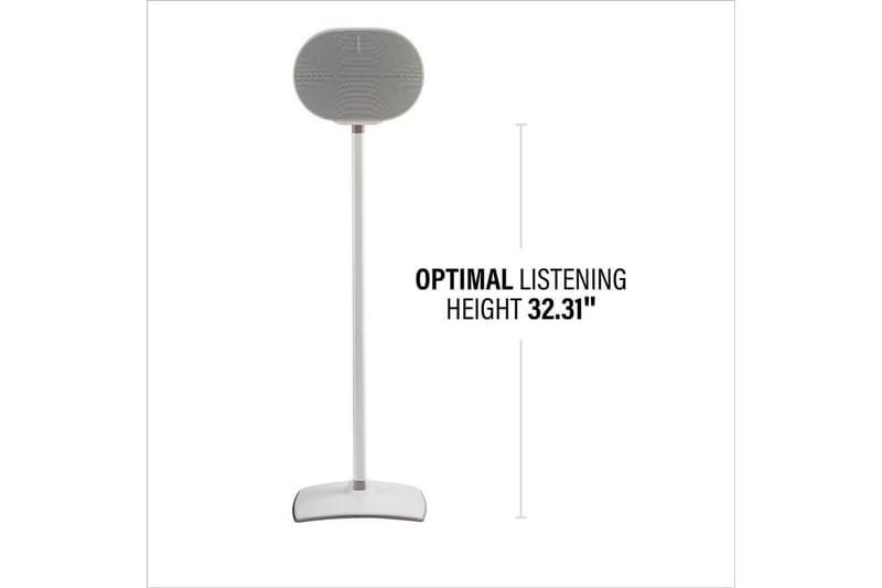 Gulvstativ Sanus for Sonos ERA 300 Hvit, Fast stativ - Hvit, Fast stativ - Møbler - Mediamøbel & tv møbel - Mediestativ & veggfeste