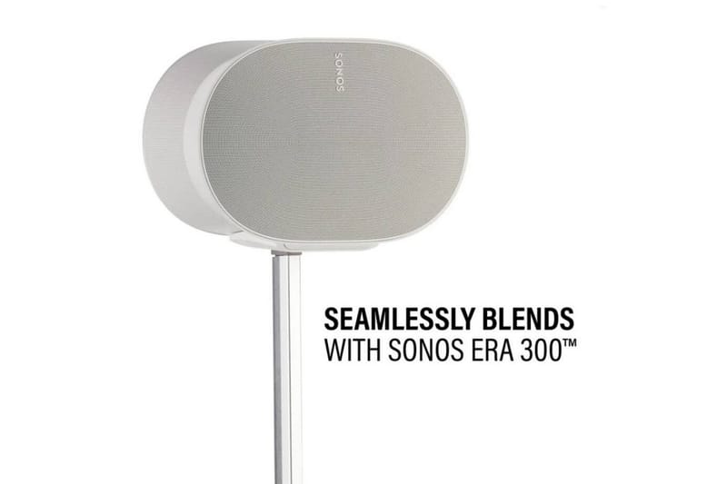 Gulvstativ Sanus for Sonos ERA 300 Hvit, Justerbart stativ - Hvit, Justerbart stativ - Møbler - Mediamøbel & tv møbel - Mediestativ & veggfeste