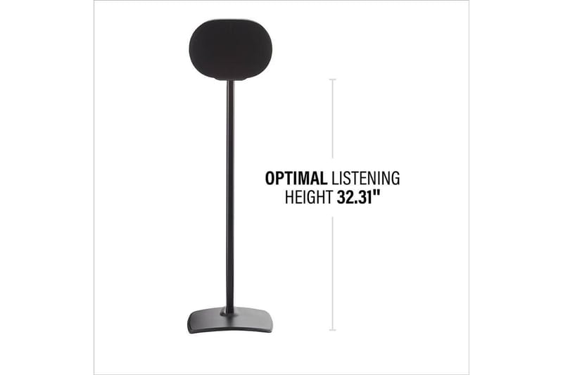 Gulvstativ Sanus for Sonos ERA 300 Svart, Fast stativ - Svart, Fast stativ - Møbler - Mediamøbel & tv møbel - Mediestativ & veggfeste