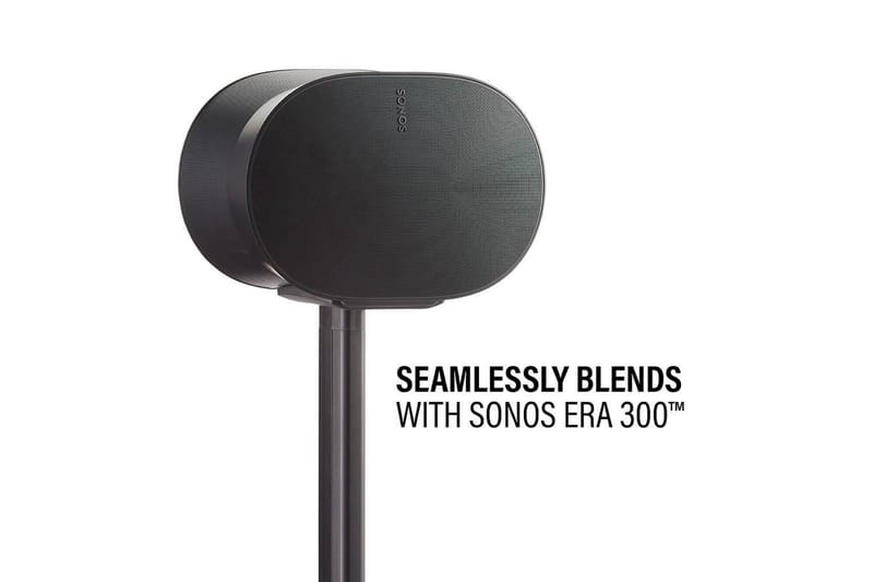 Gulvstativ Sanus for Sonos ERA 300 Svart, Fast stativ - Svart, Fast stativ - Møbler - Mediamøbel & tv møbel - Mediestativ & veggfeste