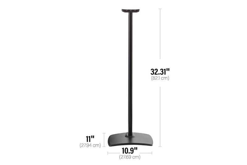 Gulvstativ Sanus for Sonos ERA 300 Svart, Fast stativ - Svart, Fast stativ - Møbler - Mediamøbel & tv møbel - Mediestativ & veggfeste