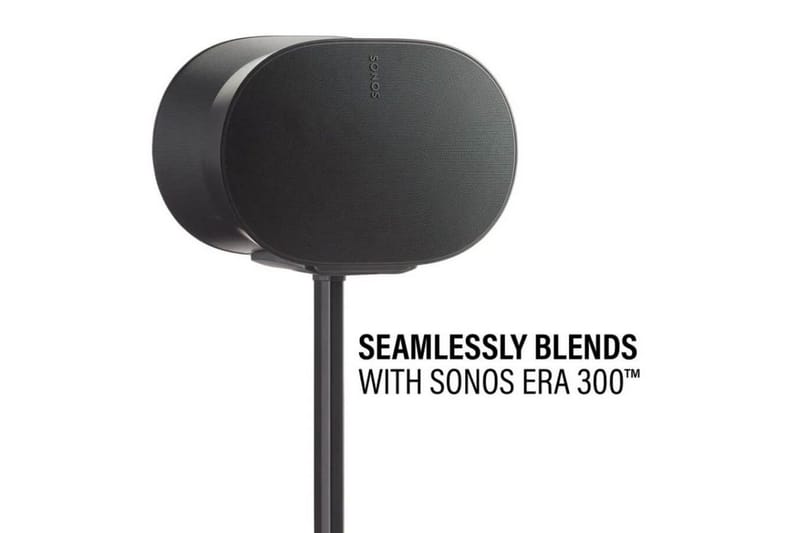 Gulvstativ Sanus for Sonos ERA 300 Svart, Justerbart stativ - Svart, Justerbart stativ - Møbler - Mediamøbel & tv møbel - Mediestativ & veggfeste