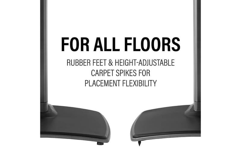 Gulvstativ Sanus for Sonos ERA 300 - Svart - Møbler - Mediamøbel & tv møbel - Mediestativ & veggfeste