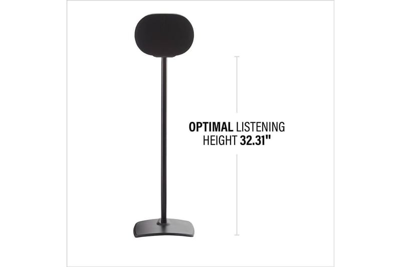 Gulvstativ Sanus for Sonos ERA 300 - Svart - Møbler - Mediamøbel & tv møbel - Mediestativ & veggfeste