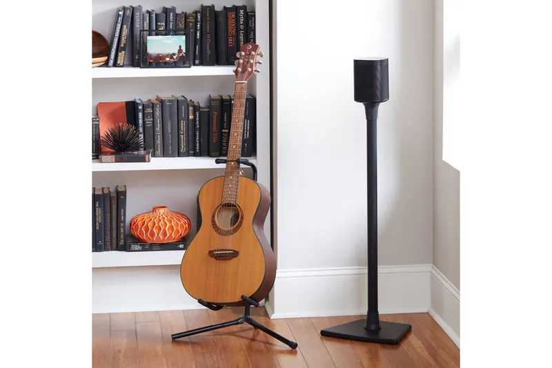Gulvstativ Sanus for Sonos One SL Play:1 og Play:3 - Svart - Møbler - Mediamøbel & tv møbel - Mediestativ & veggfeste