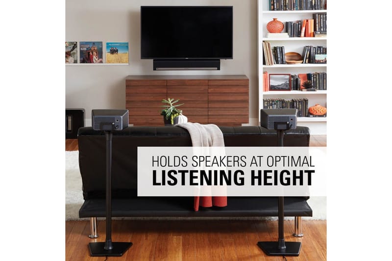 Gulvstativ Sanus for Sonos One SL Play:1 og Play:3 - Svart - Møbler - Mediamøbel & tv møbel - Mediestativ & veggfeste