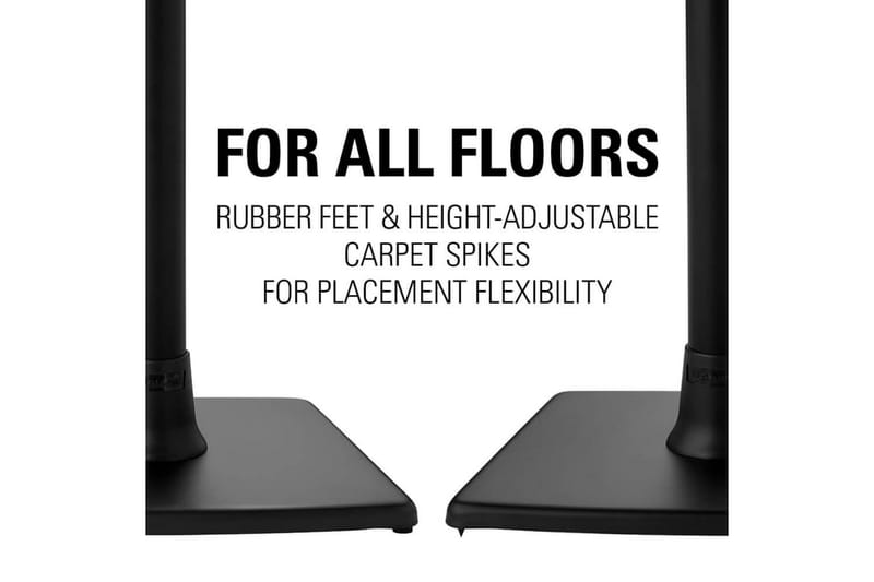 Gulvstativ Sanus for Sonos One SL Play:1 og Play:3 - Svart - Møbler - Mediamøbel & tv møbel - Mediestativ & veggfeste