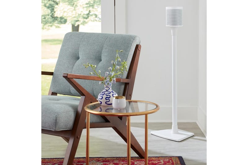 Gulvstativ Sanus for Sonos One SL Play:1 og Play:3 2 deler Hvit, Fast stativ - Hvit, Fast stativ - Møbler - Mediamøbel & tv møbel - Mediestativ & veggfeste