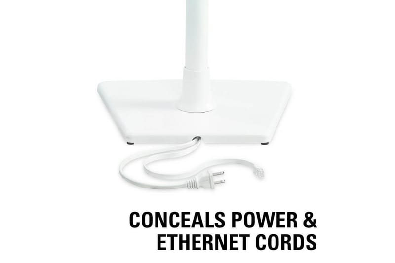 Gulvstativ Sanus for Sonos One SL Play:1 og Play:3 2 deler Hvit, Fast stativ - Hvit, Fast stativ - Møbler - Mediamøbel & tv møbel - Mediestativ & veggfeste