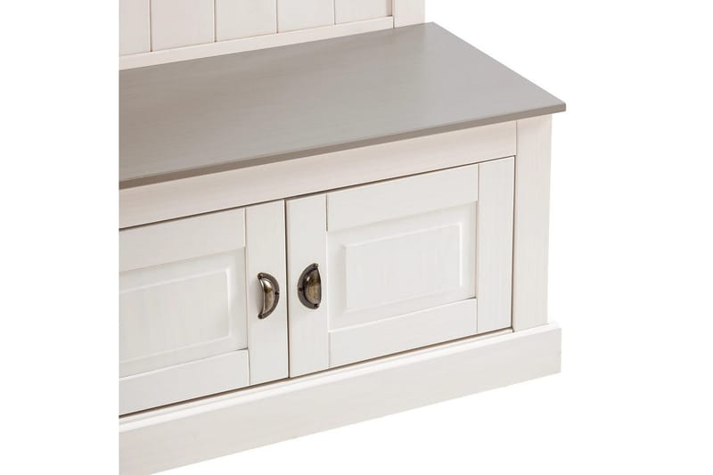 Høyskap Toby Hvit, 185x90x45 cm - Hvit, 185x90x45 cm - M�øbler - Mediamøbel & tv møbel - TV-skap