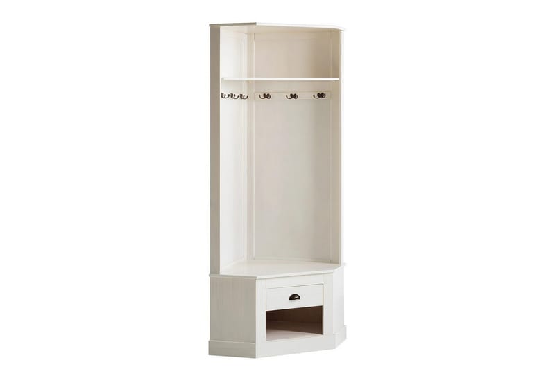 Høyskap Toby Hvit, 185x90x65 cm - Hvit, 185x90x65 cm - Møbler - Mediamøbel & tv møbel - TV-skap