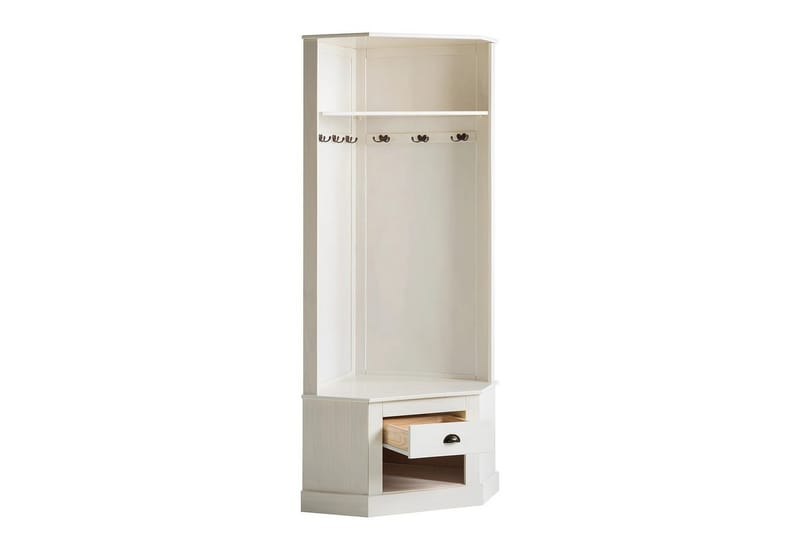 Høyskap Toby Hvit, 185x90x65 cm - Hvit, 185x90x65 cm - Møbler - Mediamøbel & tv møbel - TV-skap