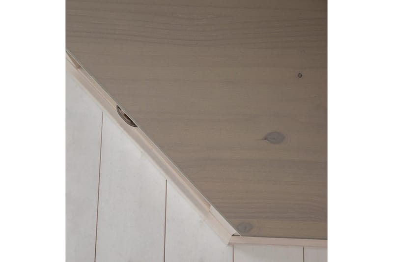 Høyskap Toby Hvit/Grå, 185x90x65 cm - Hvit/Grå, 185x90x65 cm - Møbler - Gangmøbler - Møbelsett til gang & entre