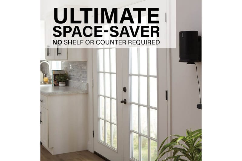 Høyttalerfeste Sanus for Sonos Move - Svart - Møbler - Mediamøbel & tv møbel - Mediestativ & veggfeste