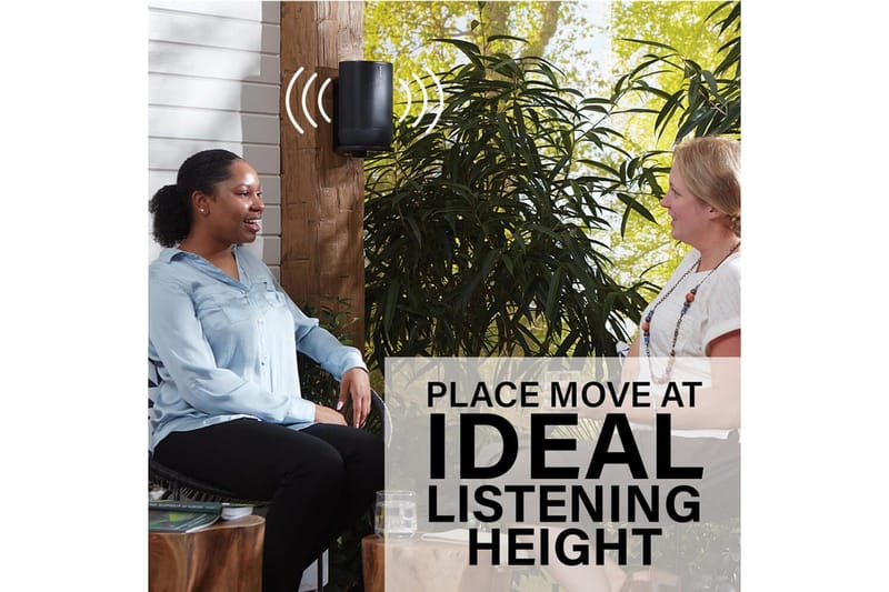 Høyttalerfeste Sanus for Sonos Move - Svart - Møbler - Mediamøbel & tv møbel - Mediestativ & veggfeste