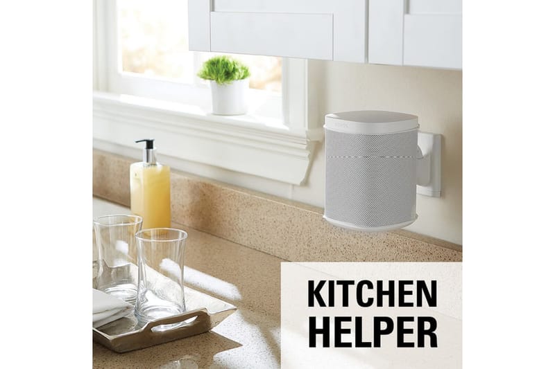 Høyttalerfeste Sanus for Sonos One SL Play:1 og Play:3 Hvit - Hvit - Møbler - Mediamøbel & tv møbel - Mediestativ & veggfeste