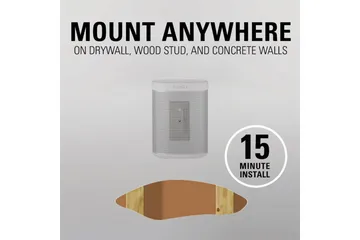 Høyttalerfeste Sanus for Sonos One SL Play:1 og Play:3 - Hvit - Møbler - Mediamøbel & tv møbel - Mediestativ & veggfeste