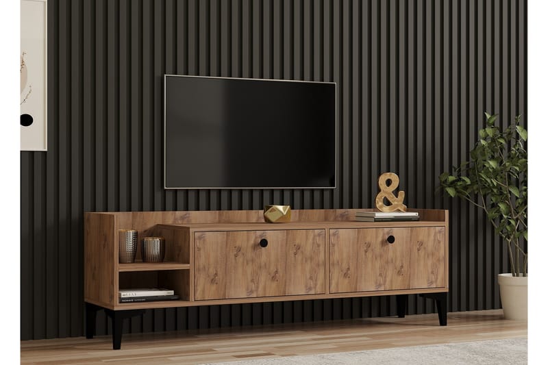 Han TV-benk 150 cm - Brun - Møbler - Mediamøbel & tv møbel - TV-benk & mediabenk