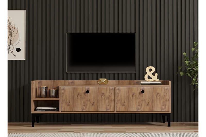 Han TV-benk 150 cm - Brun - Møbler - Mediamøbel & tv møbel - TV-benk & mediabenk