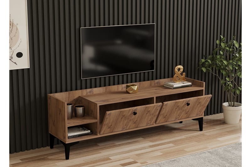 Han TV-benk 150 cm - Brun - Møbler - Mediamøbel & tv møbel - TV-benk & mediabenk