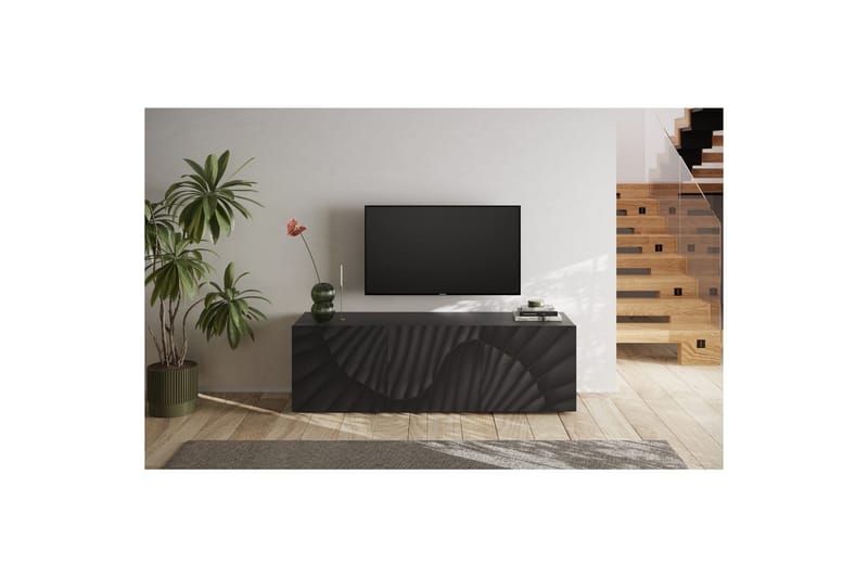 Hawell TV-benk 181 cm - Mørk grå - Møbler - Mediamøbel & tv møbel - TV-benk & mediabenk