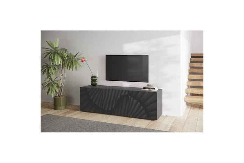 Hawell TV-benk 181 cm - Mørk grå - Møbler - Mediamøbel & tv møbel - TV-benk & mediabenk