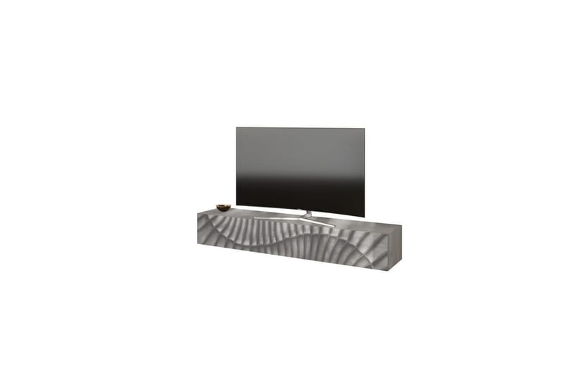 Hawell Vegghengt TV-benk 180 cm - Grå - Møbler - Mediamøbel & tv møbel - TV-benk & mediabenk