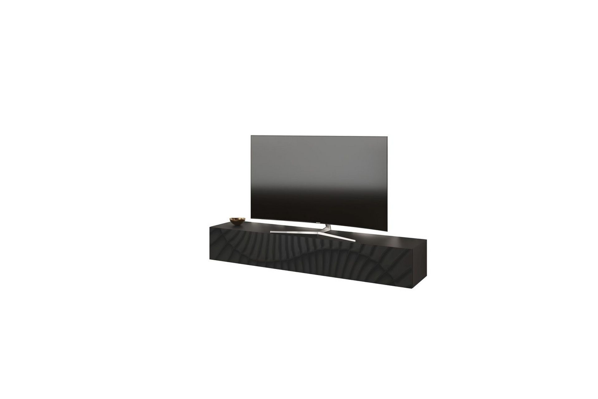 Hawell Vegghengt TV-benk 180 cm - Mørk grå - Møbler - Mediamøbel & tv møbel - TV-benk & mediabenk