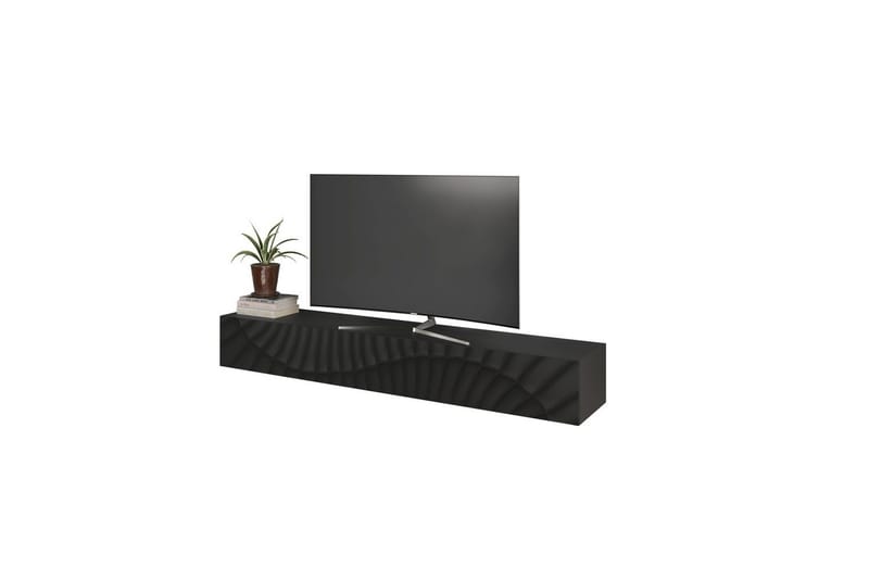Hawell Vegghengt TV-benk 210 cm - Mørk grå - Møbler - Mediamøbel & tv møbel - TV-benk & mediabenk