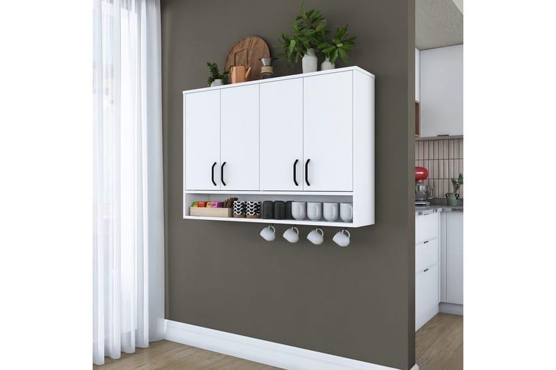 Heba TV-skap 120 cm - Hvit - Møbler - Mediamøbel & tv møbel - TV-skap