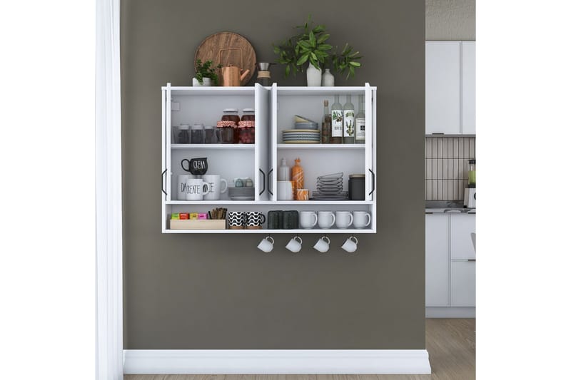 Heba TV-skap 120 cm - Hvit - Møbler - Mediamøbel & tv møbel - TV-skap