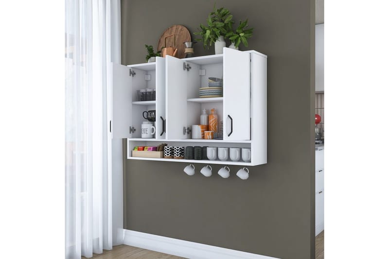 Heba TV-skap 120 cm - Hvit - Møbler - Mediamøbel & tv møbel - TV-skap