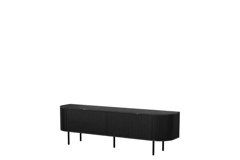 Hemanti TV-benk 180 cm - Svart - Møbler - Mediamøbel & tv møbel - TV-benk & mediabenk