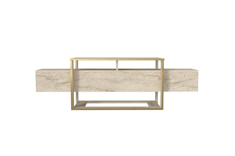 Herb TV-benk 160 cm - Beige - Møbler - Mediamøbel & tv møbel - TV-benk & mediabenk