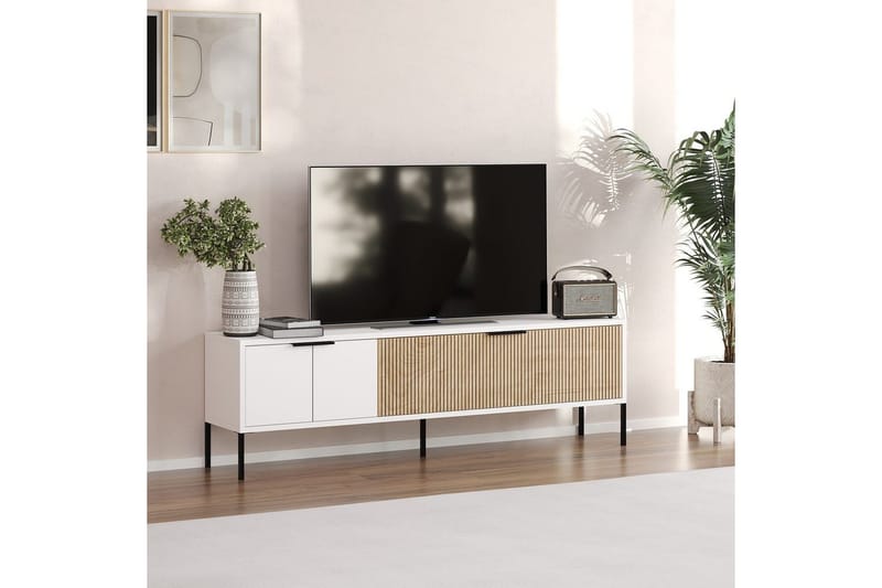 Hew TV-benk 150 cm - Hvit - Møbler - Mediamøbel & tv møbel - TV-benk & mediabenk