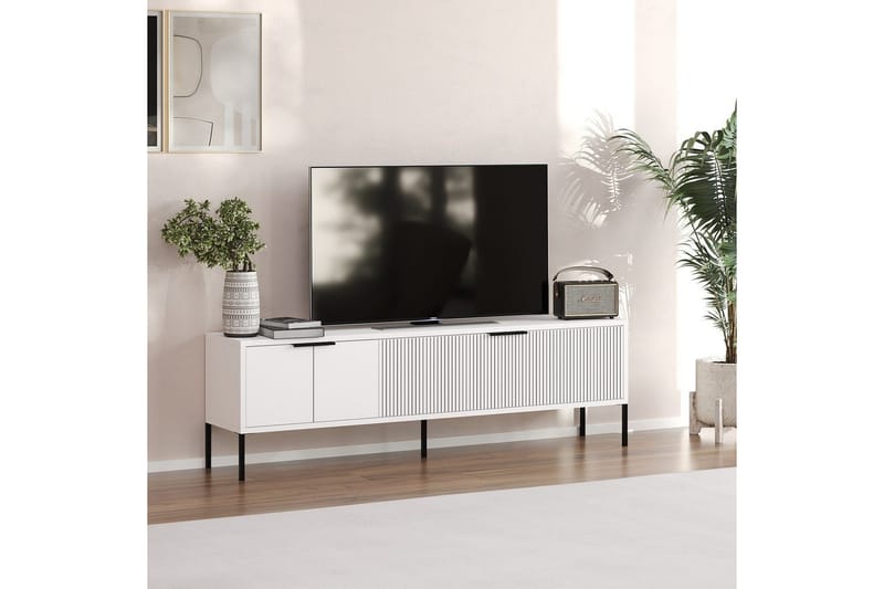 Hew TV-benk 150 cm - Hvit - Møbler - Mediamøbel & tv møbel - TV-benk & mediabenk