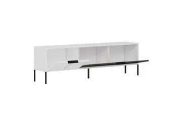 Hew TV-benk 150 cm - Hvit/Valnøtt - Møbler - Mediamøbel & tv møbel - TV-benk & mediabenk
