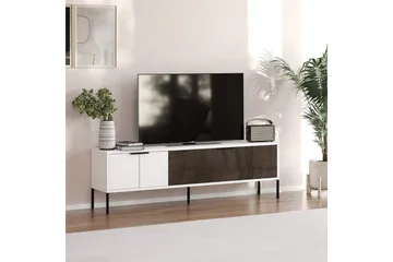 Hew TV-benk 150 cm - Hvit/Valnøtt - Møbler - Mediamøbel & tv møbel - TV-benk & mediabenk