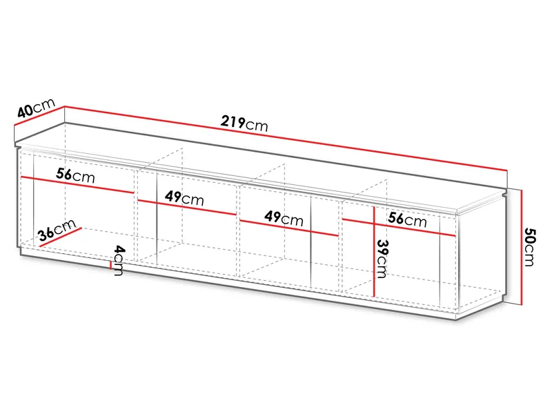 Hilafin TV-benk - Møbler - Mediamøbel & tv møbel - TV-skap