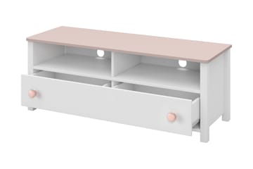 Hilts Tv-Benk 120x42 cm - Hvit/Rosa - Møbler - Mediamøbel & tv møbel - TV-benk & mediabenk