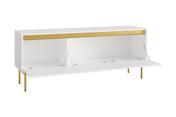 Hollander TV-benk 150 cm - Hvit/Gull - Møbler - Mediamøbel & tv møbel - TV-benk & mediabenk