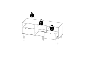 Hostafranc TV-benk 57,4 cm - Møbler - Mediamøbel & tv møbel - TV-benk & mediabenk