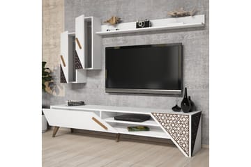 Hovdane TV-Benk 180 cm - Hvit - Møbler - Mediamøbel & tv møbel - TV-møbelsett
